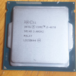 인텔 cpu i5 4670