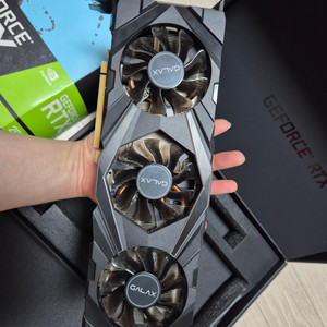 2080TI 갤럭시 개간지 그래픽카드