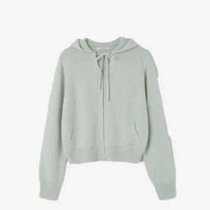 Tannat knit hoodie 타낫 후드집업