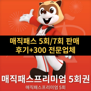 롯데월드 매직패스 5회권 7회권