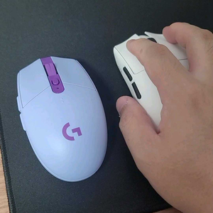 로지텍 G304 무선마우스 저소음 무소음 개조품 퍼플