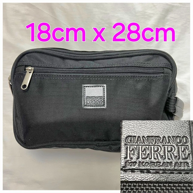 FERRE 여행 파우치 주머니 백 18cm x 28 이미지