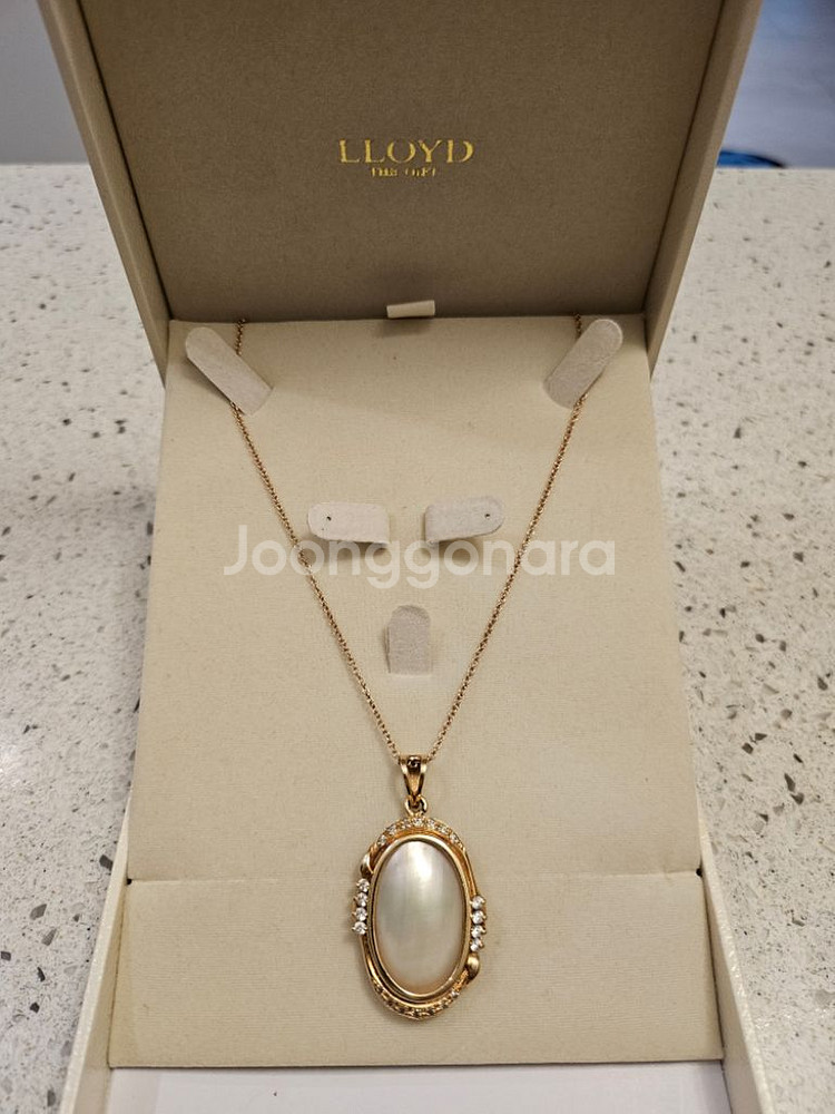 남다른 고급스러움이 돋보이는 14k 진주목걸이--1