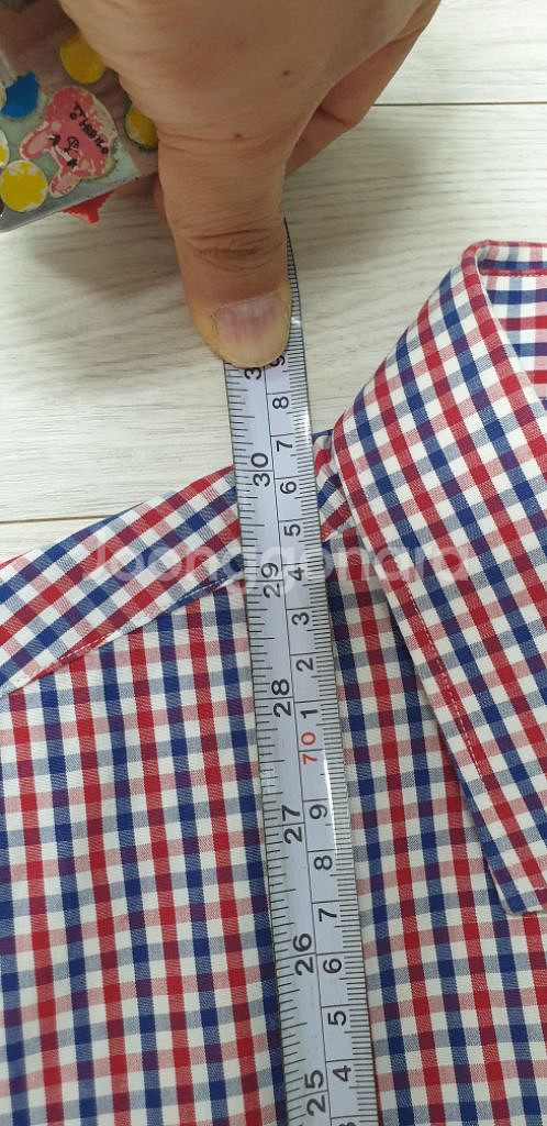 타미힐피거정품 체크남방 100~105호 거의새옷!--7