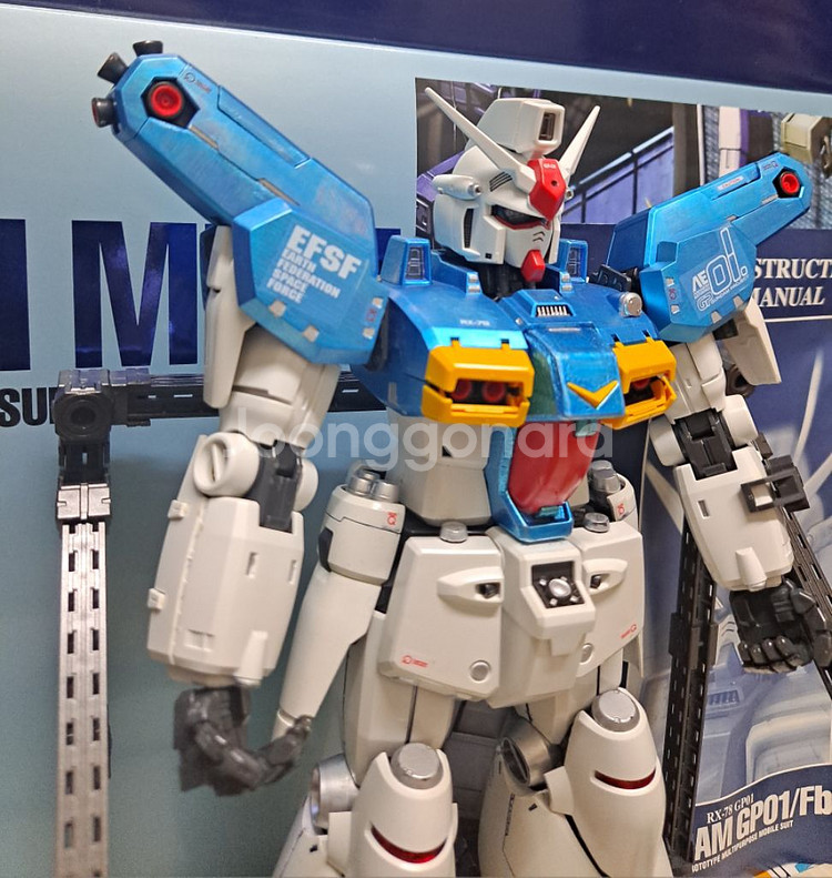 PG GP01 재피 풀버니언 건담 도색작!!!--9