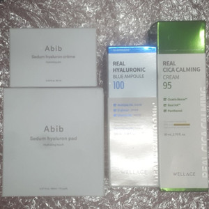 아비브 패드,마녀공장2종,수딩젤3종,웰라쥬3종