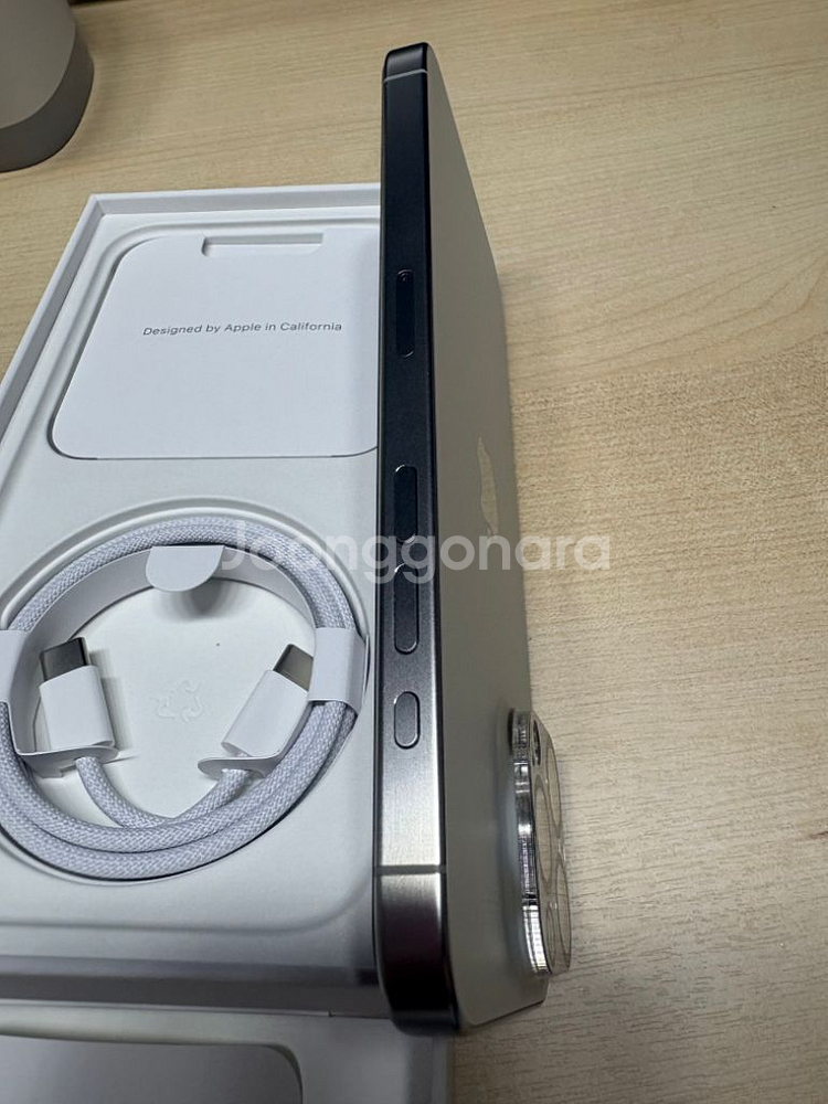 아이폰 15 프로맥스 256GB 티타늄 화이트--2