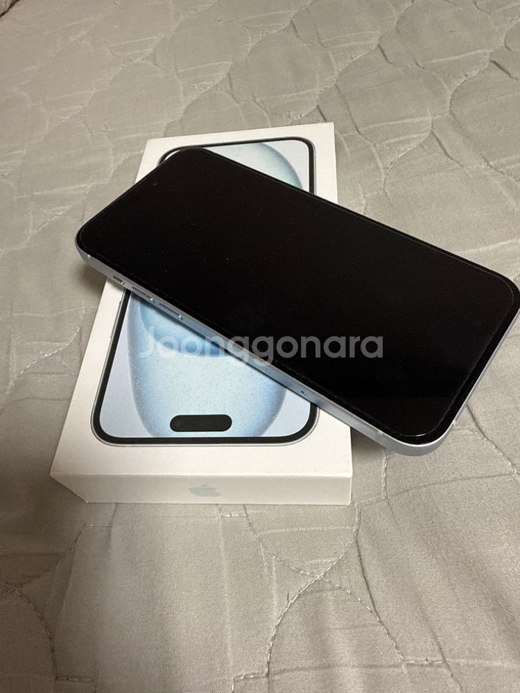 아이폰15플러스 블루 256gb 팝니다.--1