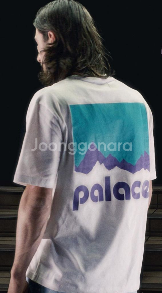 [XL] PALACE 팔라스 x 버그하우스 티셔츠 화이--1