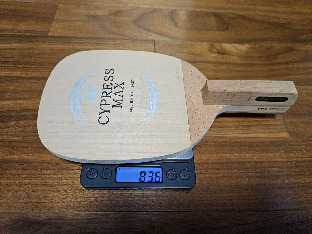 (새상품)83.6g 싸이프레스 맥스 펜홀더 탁구라켓 이미지