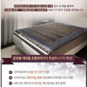 하이리빙 온유림 4계절 분리 더블 천연자수정 게르마늄