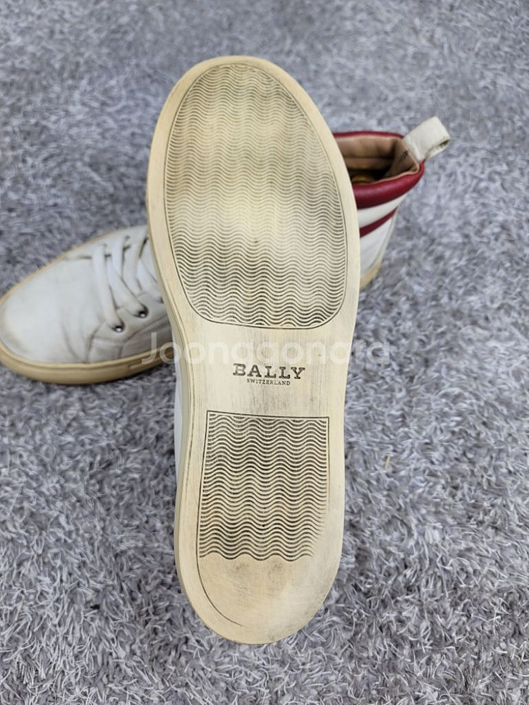 정품] BALLY 발리 레더 하이탑 US8/ 260~2--8