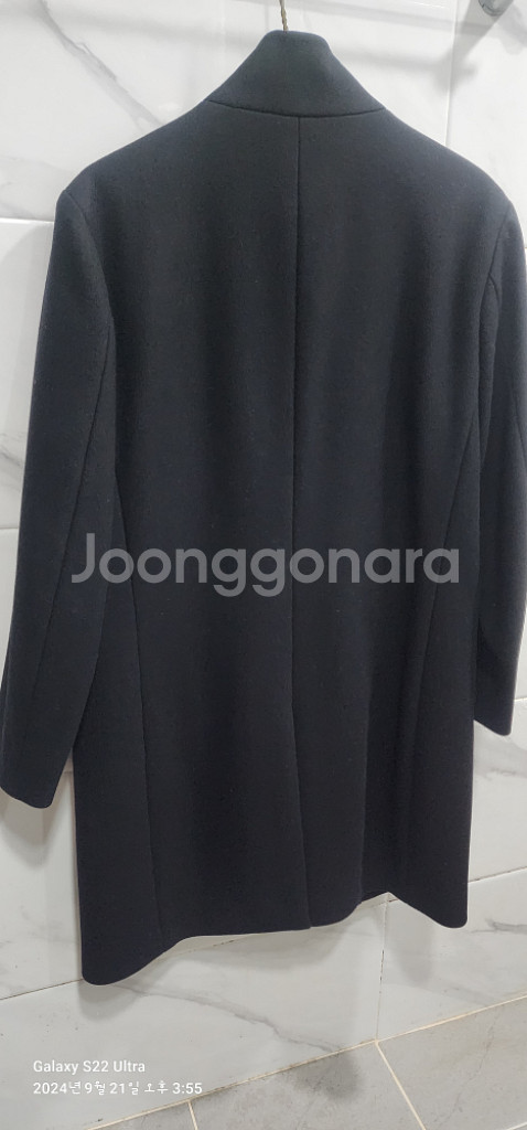 띠어리 벨빈 코트 블랙(S)--1