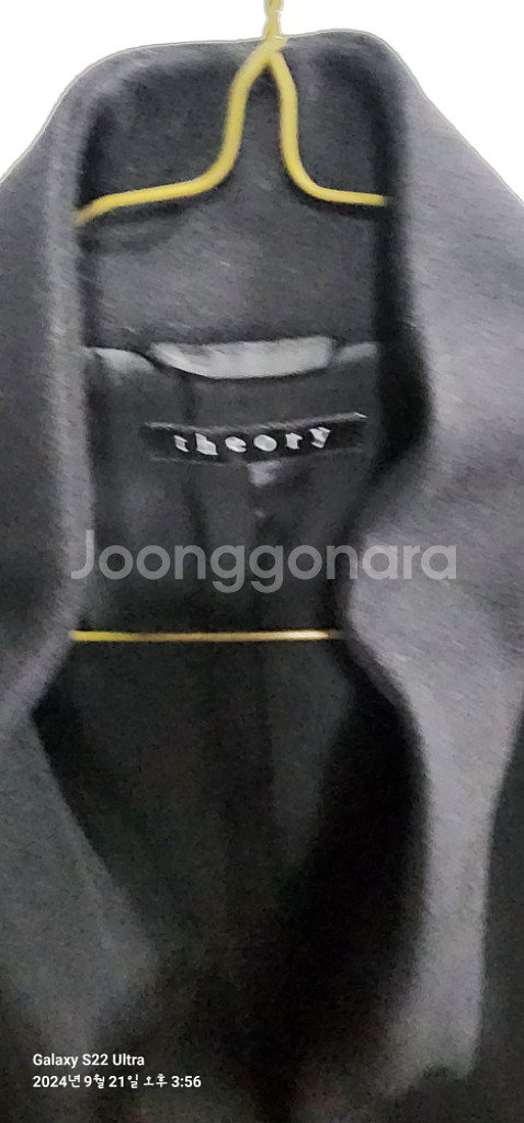 띠어리 벨빈 코트 블랙(S)--2