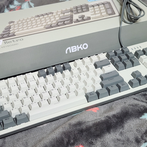 ABKO 앱코 K517 Retro 레트로 적축 키보드