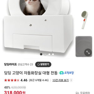 딩딩 고양이 자동 화장실