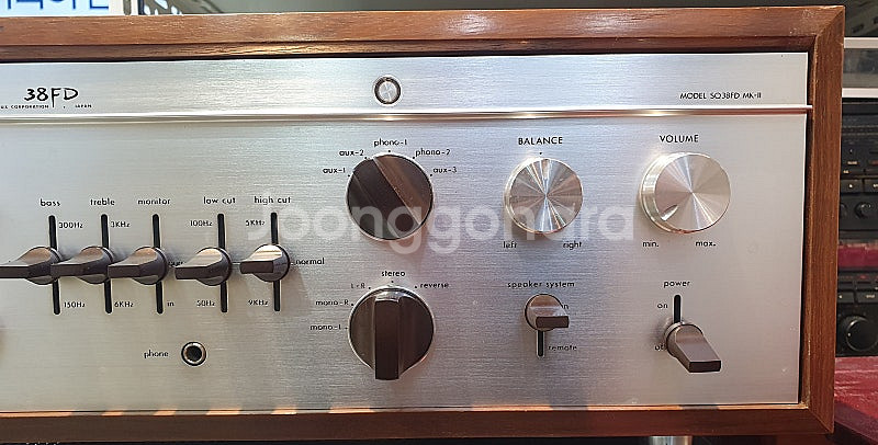 럭스만 SQ-38FD MK2 진공관 인티앰프--2