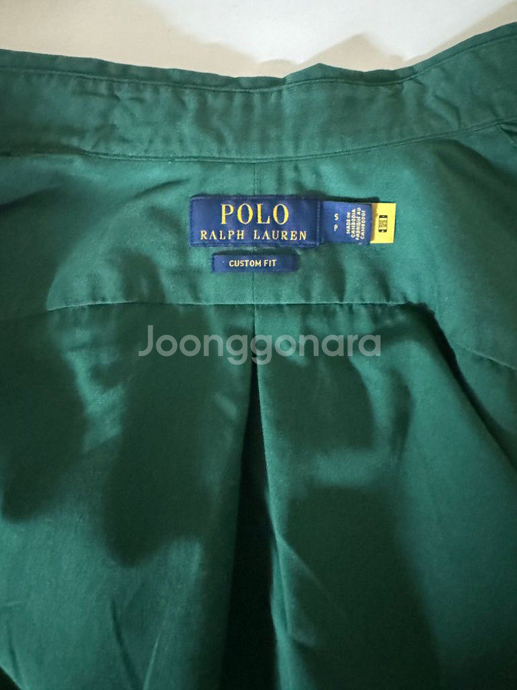 폴로 랄프로렌 옥스포드 그린 셔츠--4