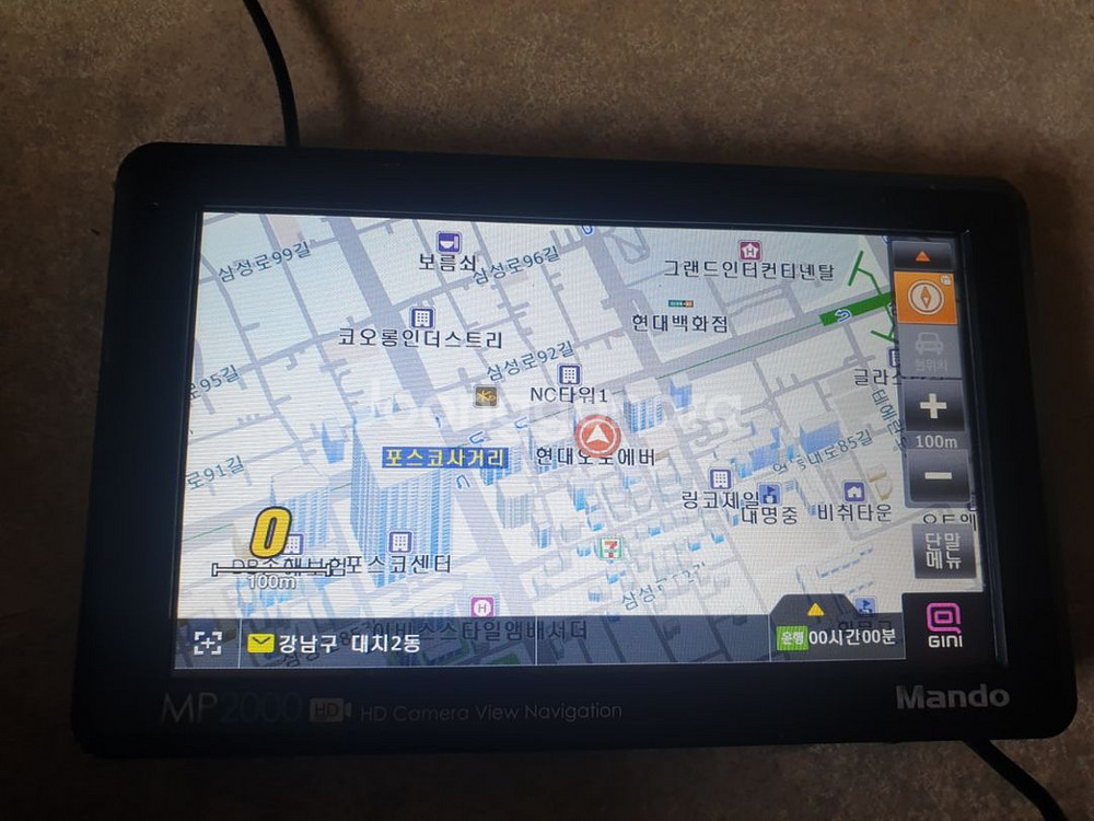 만도 MP2000HD 지니2D 7인치 네비게이션 무룡--3