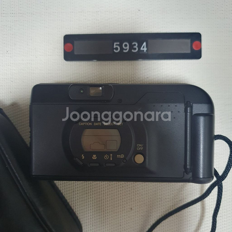 캐논 오토보이 A 파노라마 필름카메라 블랙바디 파우치포--2