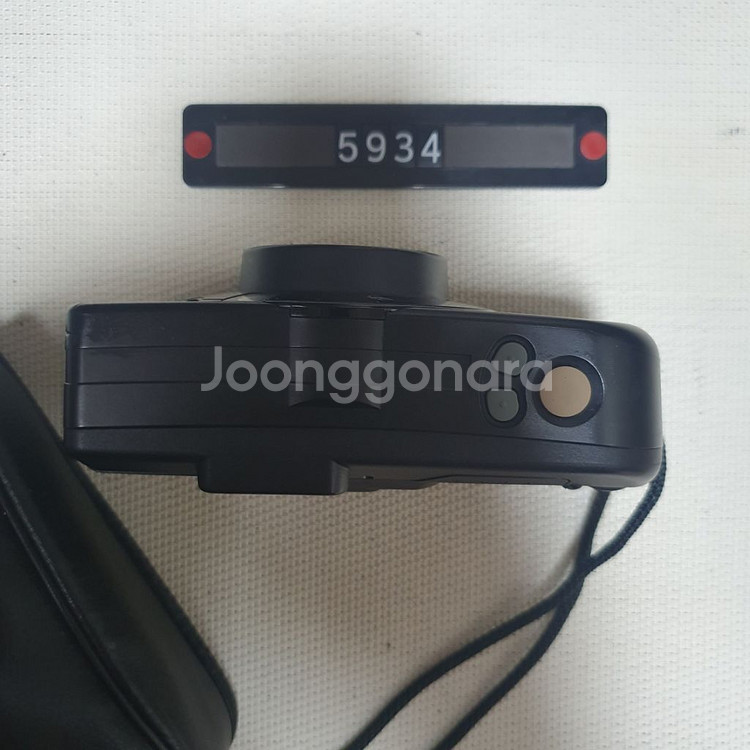 캐논 오토보이 A 파노라마 필름카메라 블랙바디 파우치포--1