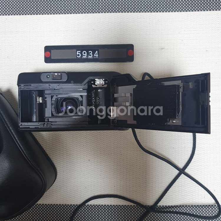 캐논 오토보이 A 파노라마 필름카메라 블랙바디 파우치포--4