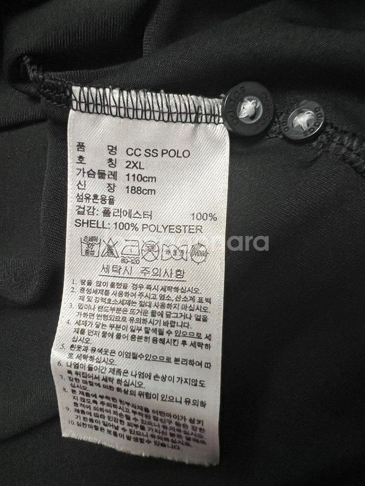 남성 아디다스 봄 여름 가을 골프 셔츠 110cm--5