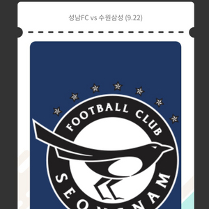 9월 22일 성남FC 수원삼성 원정석 2연석