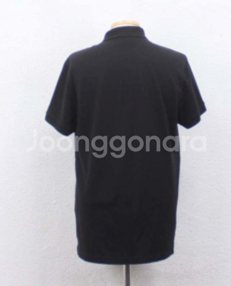 라코스테 남성 블랙 카라티--1