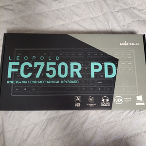 Leopold FC750R PD 기계식 키보드 87키