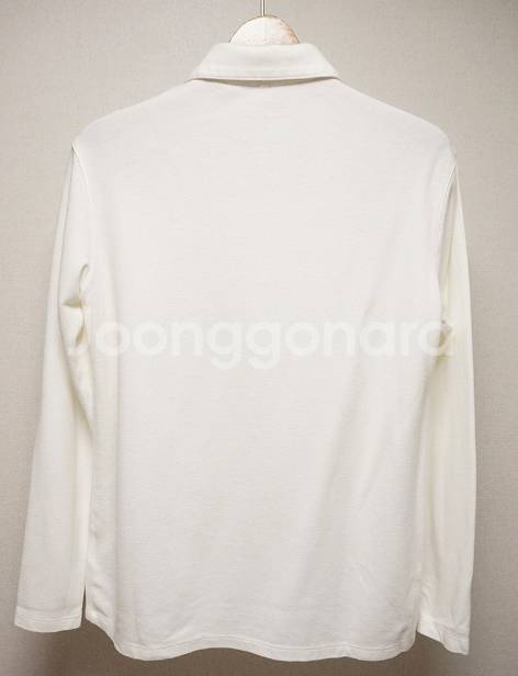 나이키 화이트 골프 PK티셔츠--2
