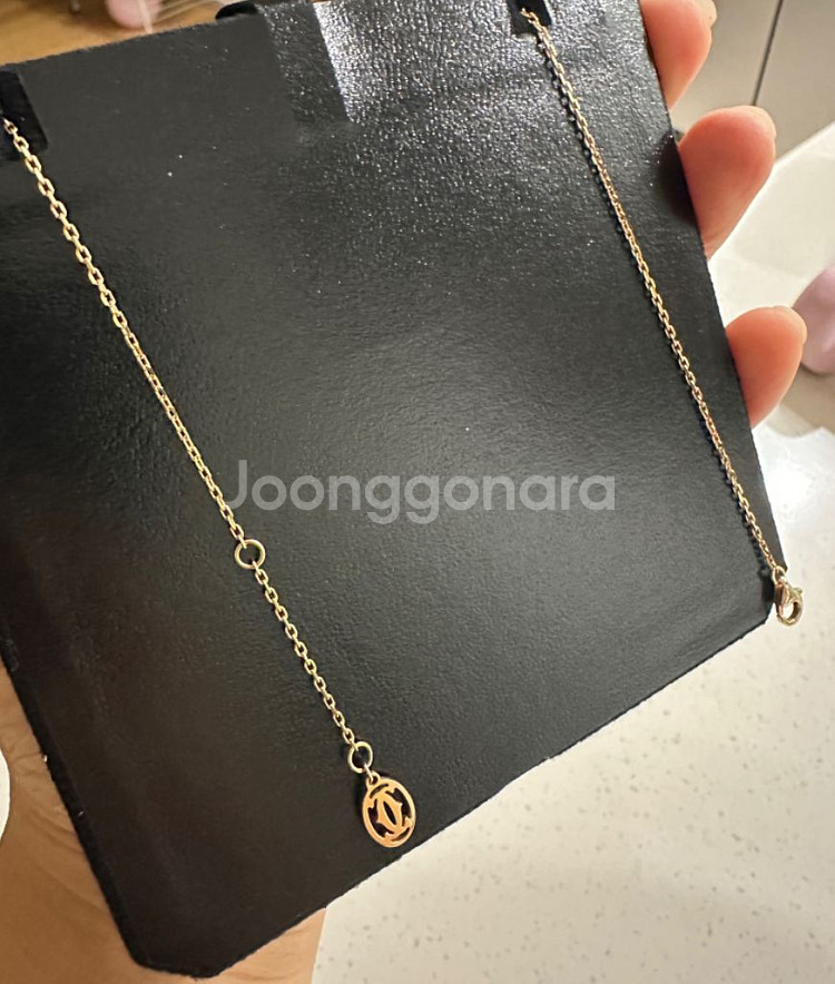 까르띠에 다무르 목걸이 스몰--4