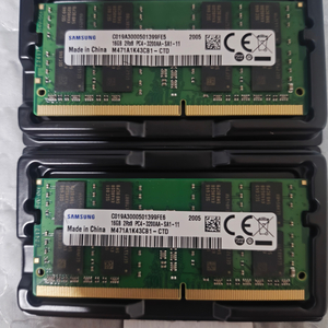 노트북용 삼성 DDR4 3200 16G * 2