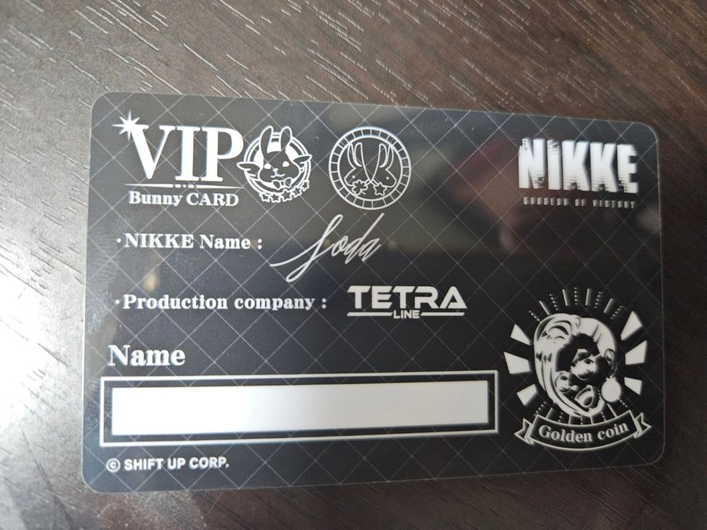 니케 바니걸 vip 카드 이미지