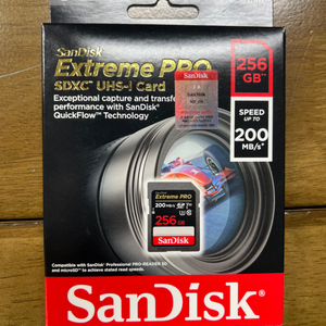 Sandisk SD UHS-I Ex Pro 256 판매