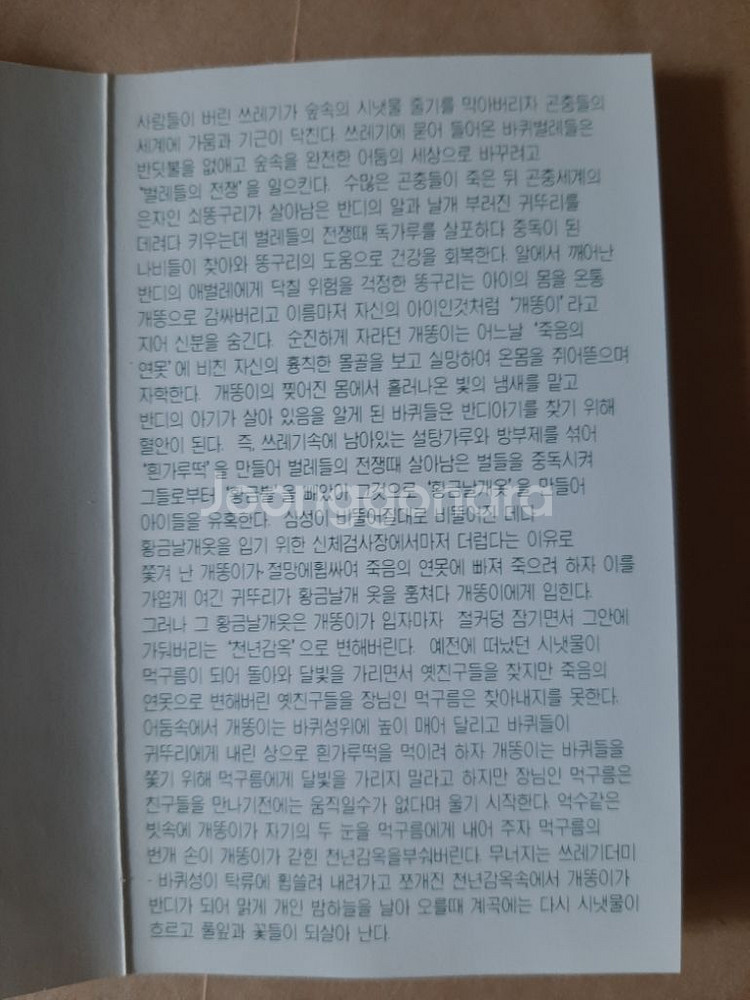 윤도현 주연 뮤지컬 개똥이 테잎--5