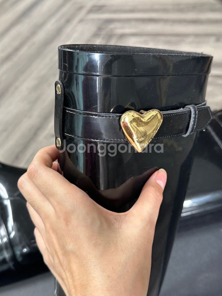 러브 모스키노 레인부츠 롱부츠 235--1