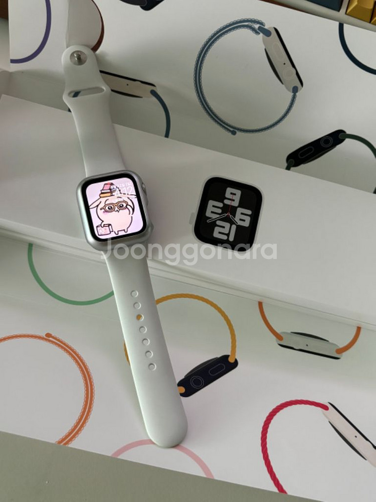 애플워치 se2 40mm 실버 화이트--1
