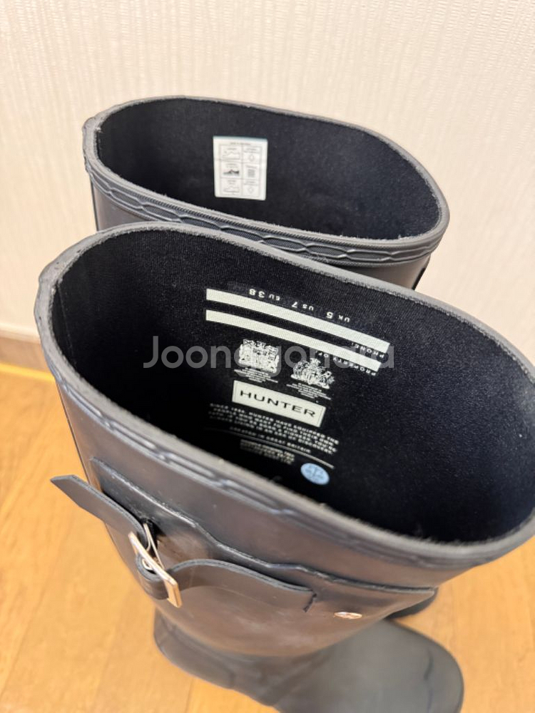 헌터 우먼스 오리지널 톨 레인부츠_네이비 240--4
