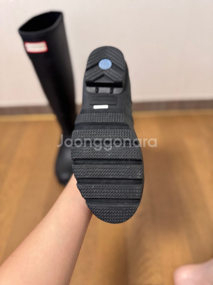 헌터 우먼스 오리지널 톨 레인부츠_네이비 240--5