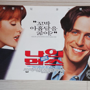 영화전단지 줄리안무어 휴그랜트 나인먼쓰(1995년)