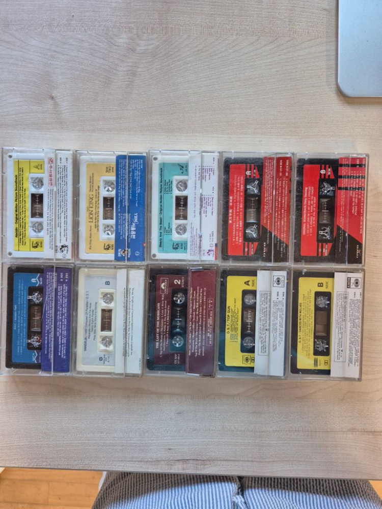 영화 ost 레트로 카세트 테이프 이미지