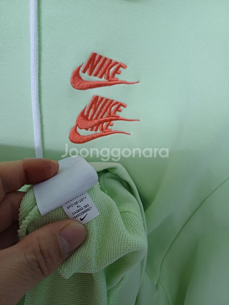 남성 나이키 멀티 스우시 후드티(오버핏105-110)--8