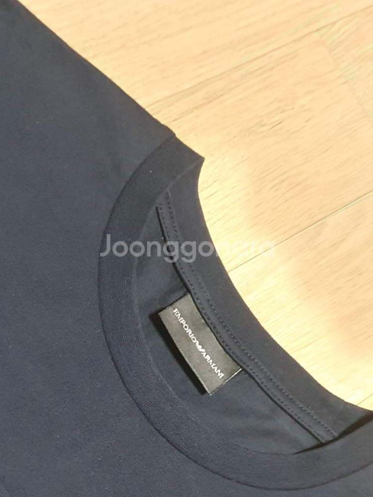 19fw 알마니 가슴로고 긴팔티--1