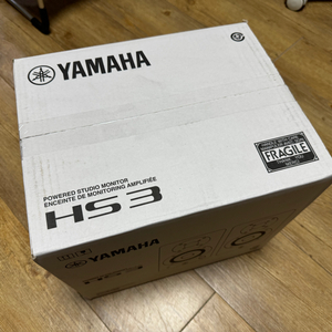 야마하 YAMAHA HS3 화이트 모니터 스피커 미개봉