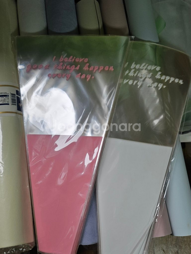꽃다발포장지.부직포3롤 플로드지3롤 한송이포장지 2묶음--1