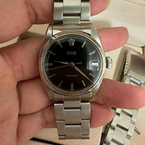 롤렉스 빈티지 블랙 다이얼 34MM