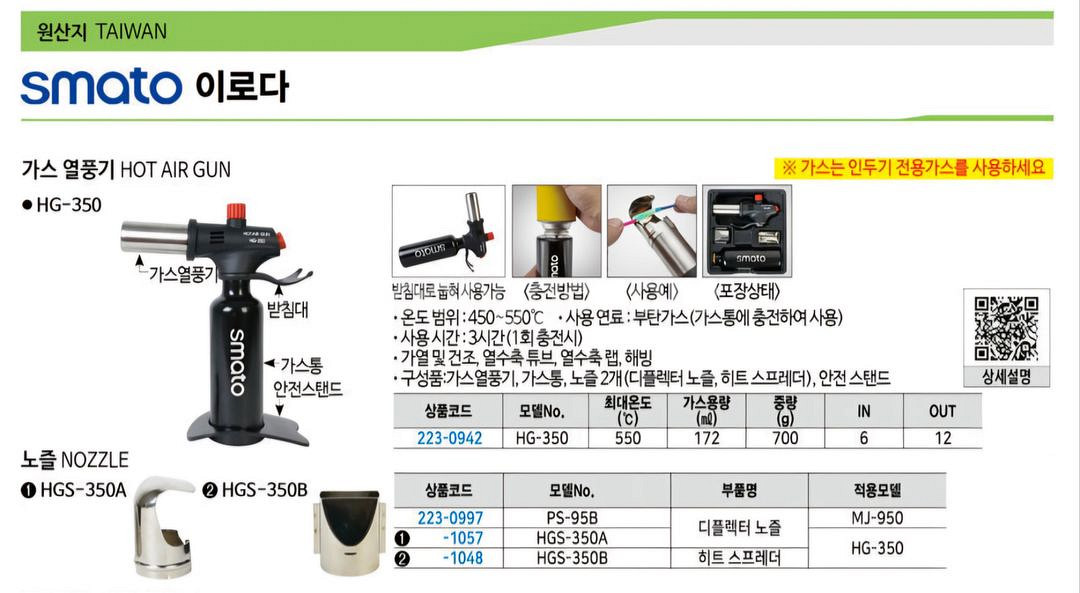 수축튜브 히팅건 [HOTAIR GUN]--3