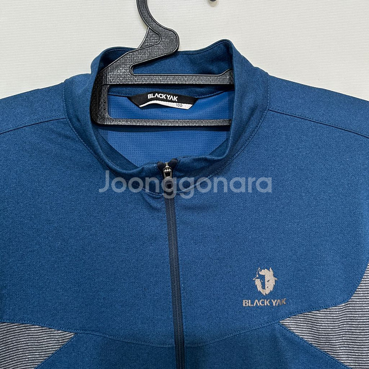블랙야크 남성 반집업 티셔츠 100--1