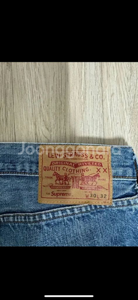 [30] 14F/W 슈프림 X 리바이스 데님 진--2